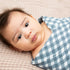 Lulujo - Cotton Swaddle - Fish / Navy Gingham - 2 Pack